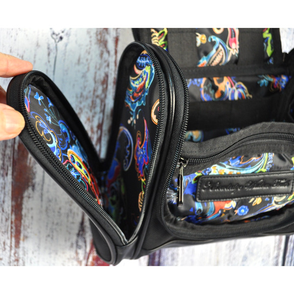 Robert Graham Armageddon Max Hanging Toiletry Bag Designer Dopp Kit MSRP $128 - Picture 5 of 9